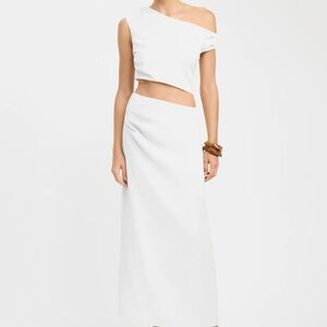 Kookai Opal Tuck Top + Maxi Skirt
